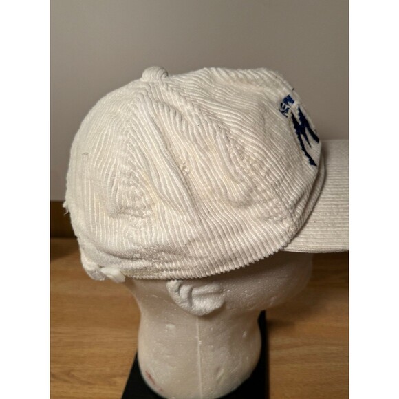 Vintage Sports Specialties New York Mets Cord Corduroy‎ Hat White Rare Script - Picture 4 of 7